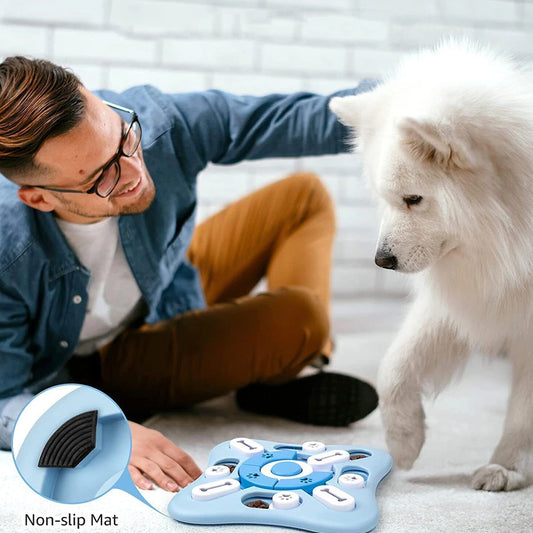 Interactive Dog Puzzle Feeder