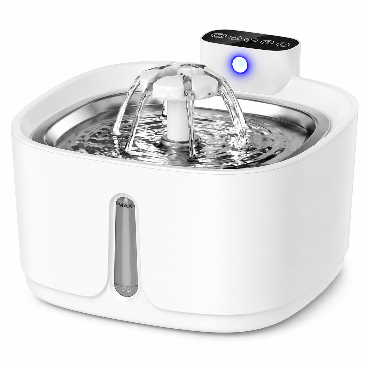 Wireless Stainless Steel Pet Water Fountain