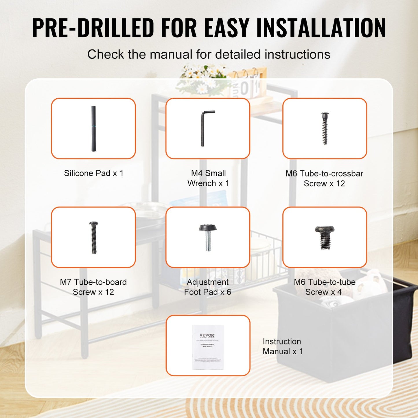 Pet Feeding Station With Storage