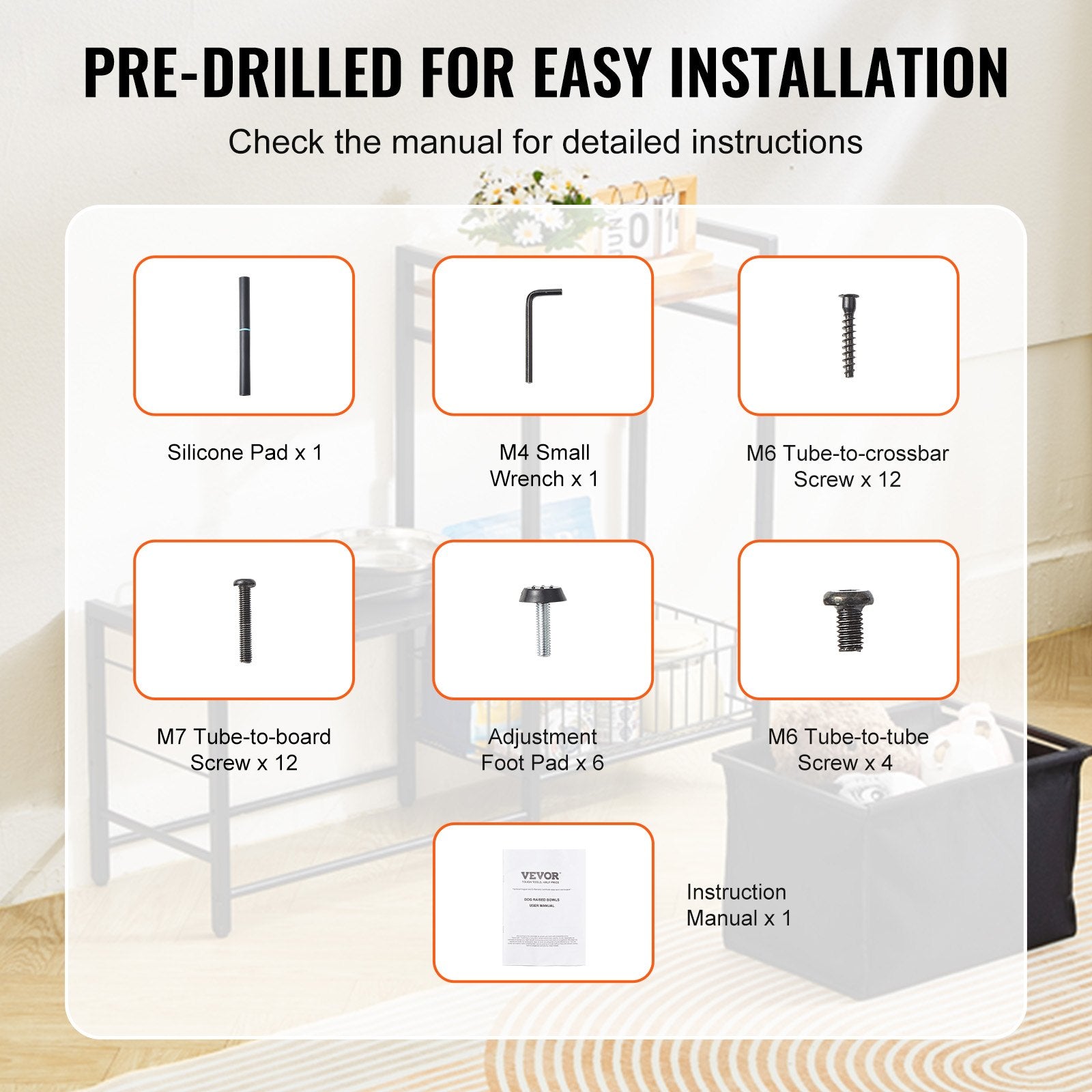 Pet Feeding Station With Storage, Elevated Dog Bowls, Raised Dog Bowl Stand, Dog Food Storage And Feeder Station With Storage Shelves, Pet Toy Storage Organizer, For Large Medium Small Dogs