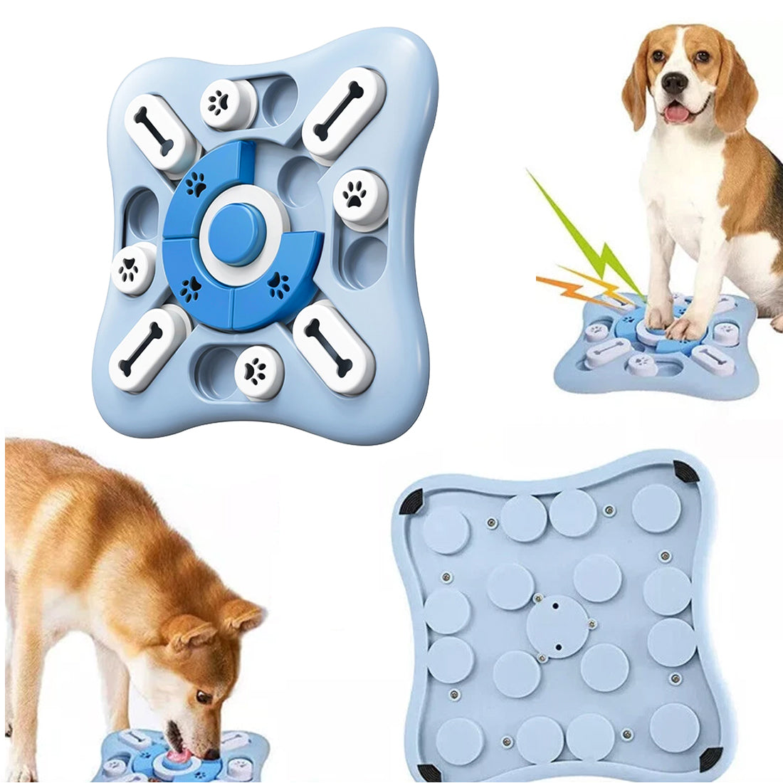 Interactive Dog Puzzle Feeder