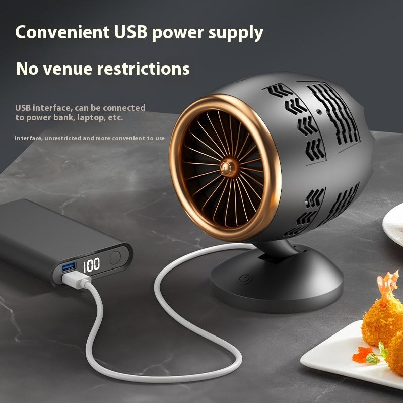 Household Portable Small Desktop Kitchen Ventilator