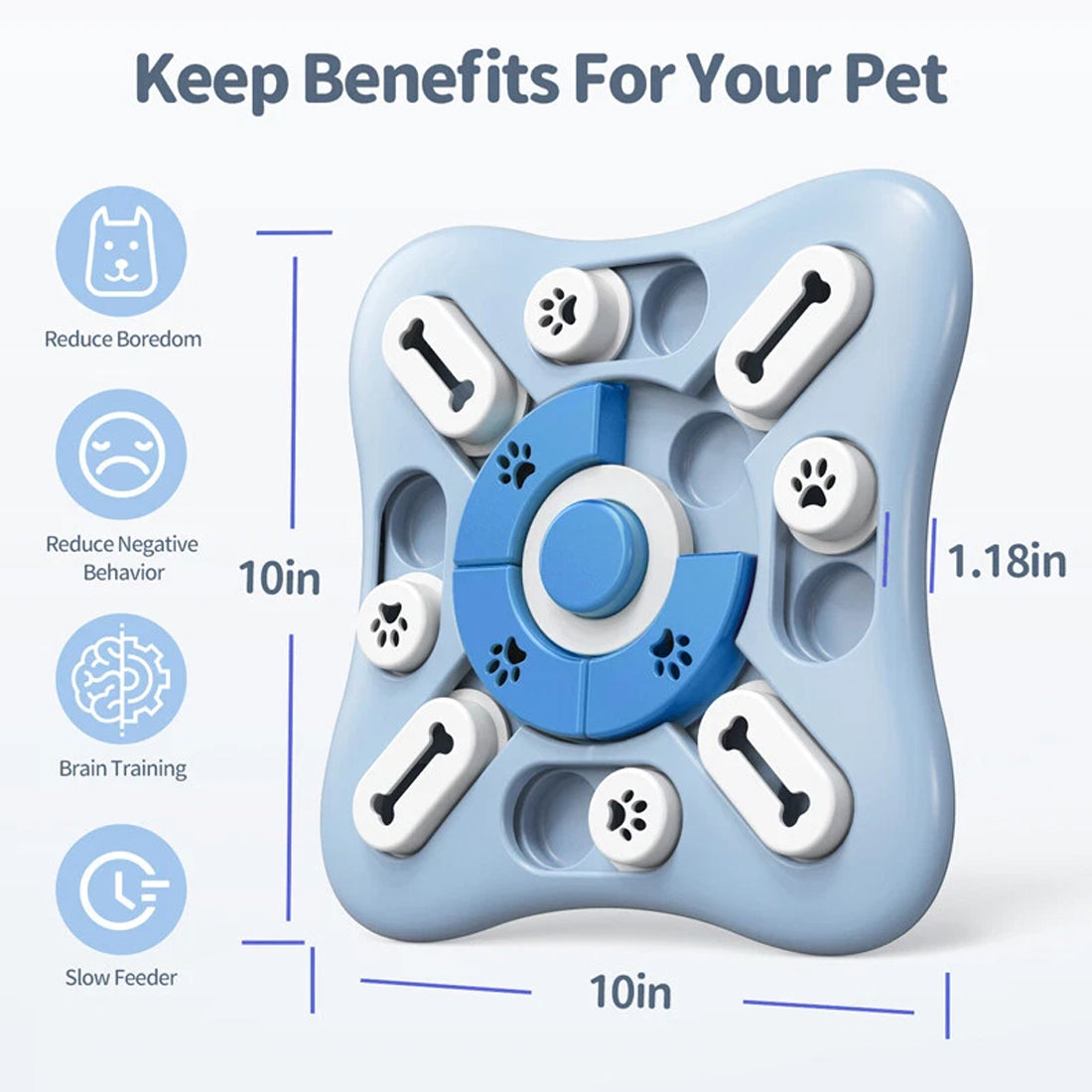 Interactive Dog Puzzle Feeder