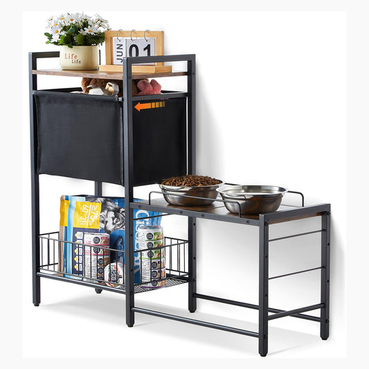 Pet Feeding Station With Storage