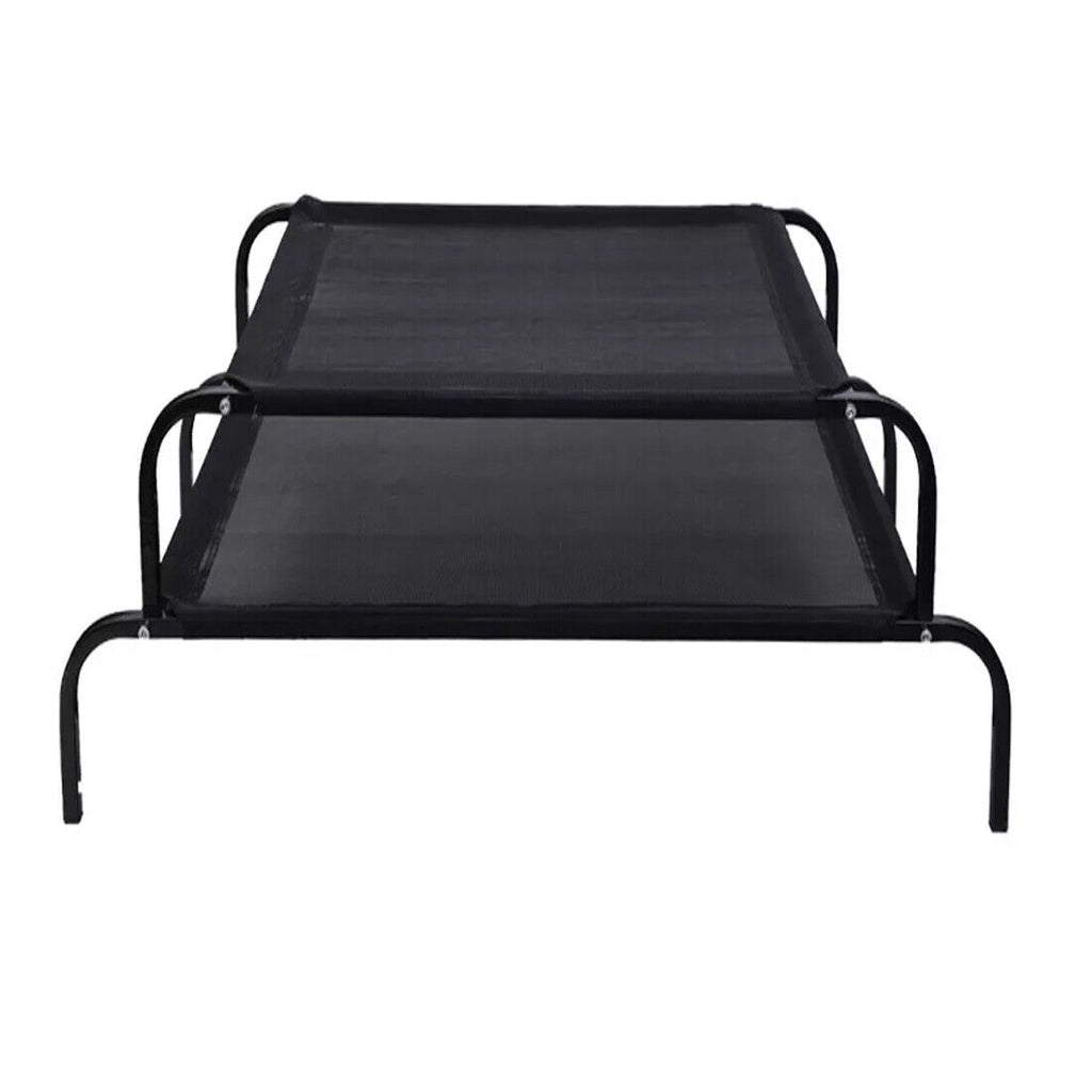Elevated Dog Bed Pet Cat Mesh Camping Cot Indoor Outdoor UK